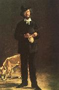 Edouard Manet Portrait of Gilbert Marcellin Desboutin Spain oil painting reproduction